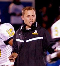 Alameda High School Varsity Football Head Coach, Kemp Moyer.
